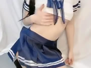 漂亮美乳JK學妹極品粉穴自嗨自拍